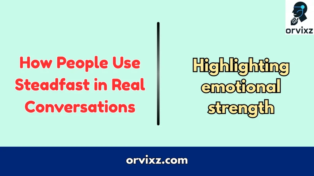 How People Use Steadfast in Real Conversations