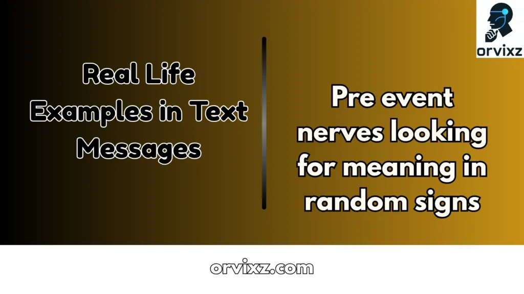 Real Life Examples in Text Messages