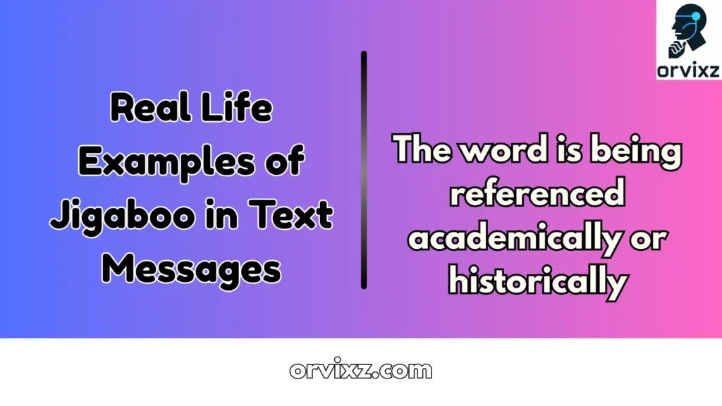 Real Life Examples of Jigaboo in Text Messages