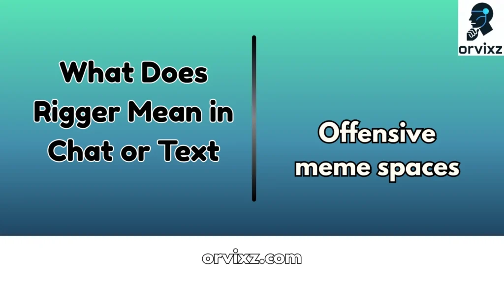 What Does Rigger Mean in Chat or Text