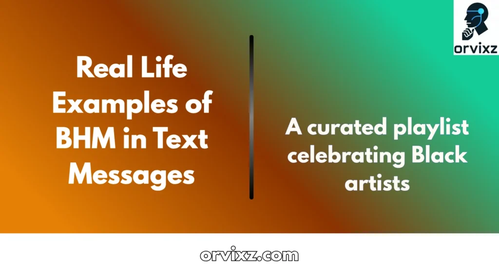 Real Life Examples of BHM in Text Messages