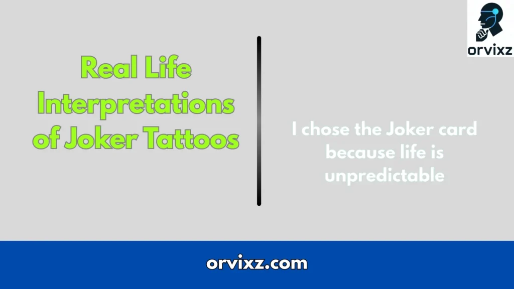 Real Life Interpretations of Joker Tattoos