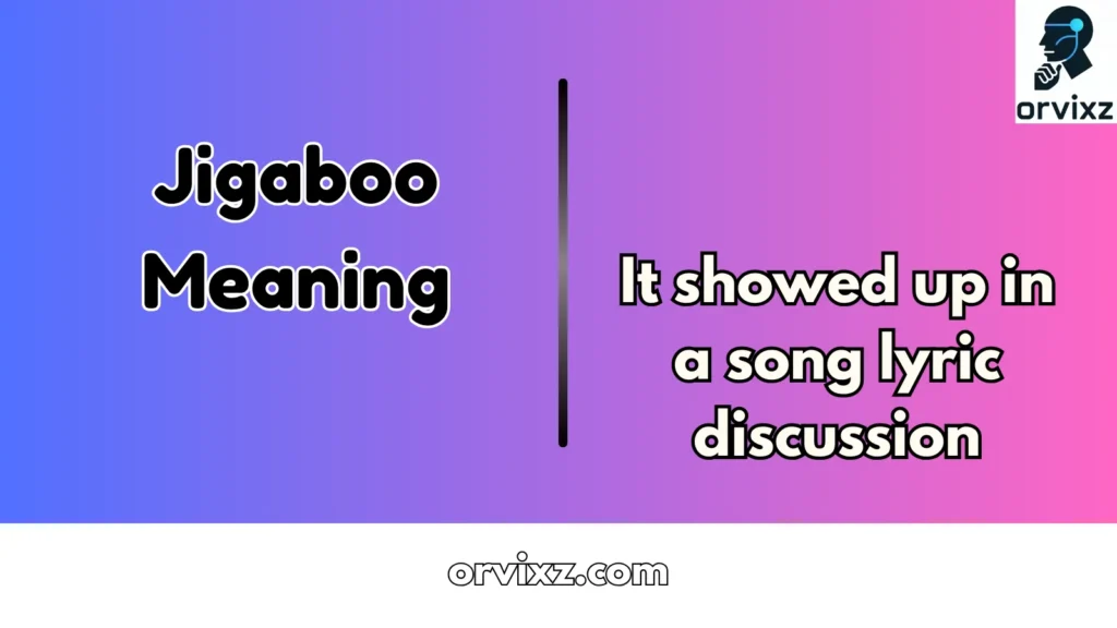 Jigaboo Meaning