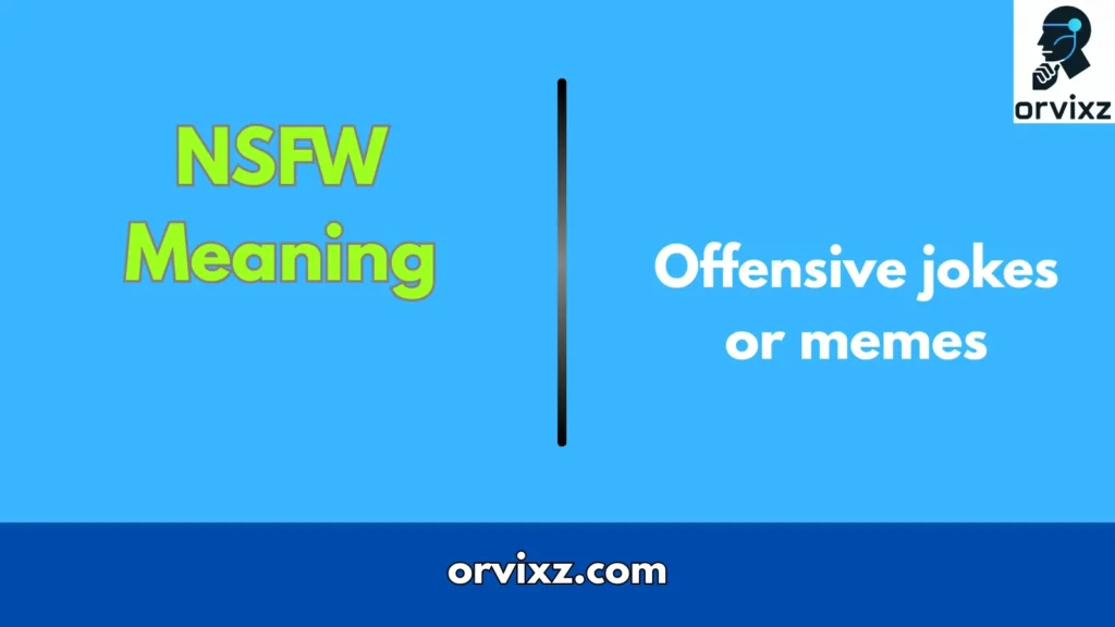 NSFW Meaning
