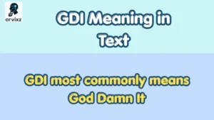 GDI Meaning in Text