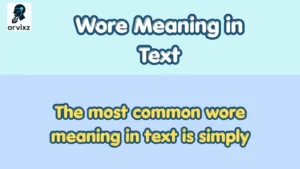 Wore Meaning in Text